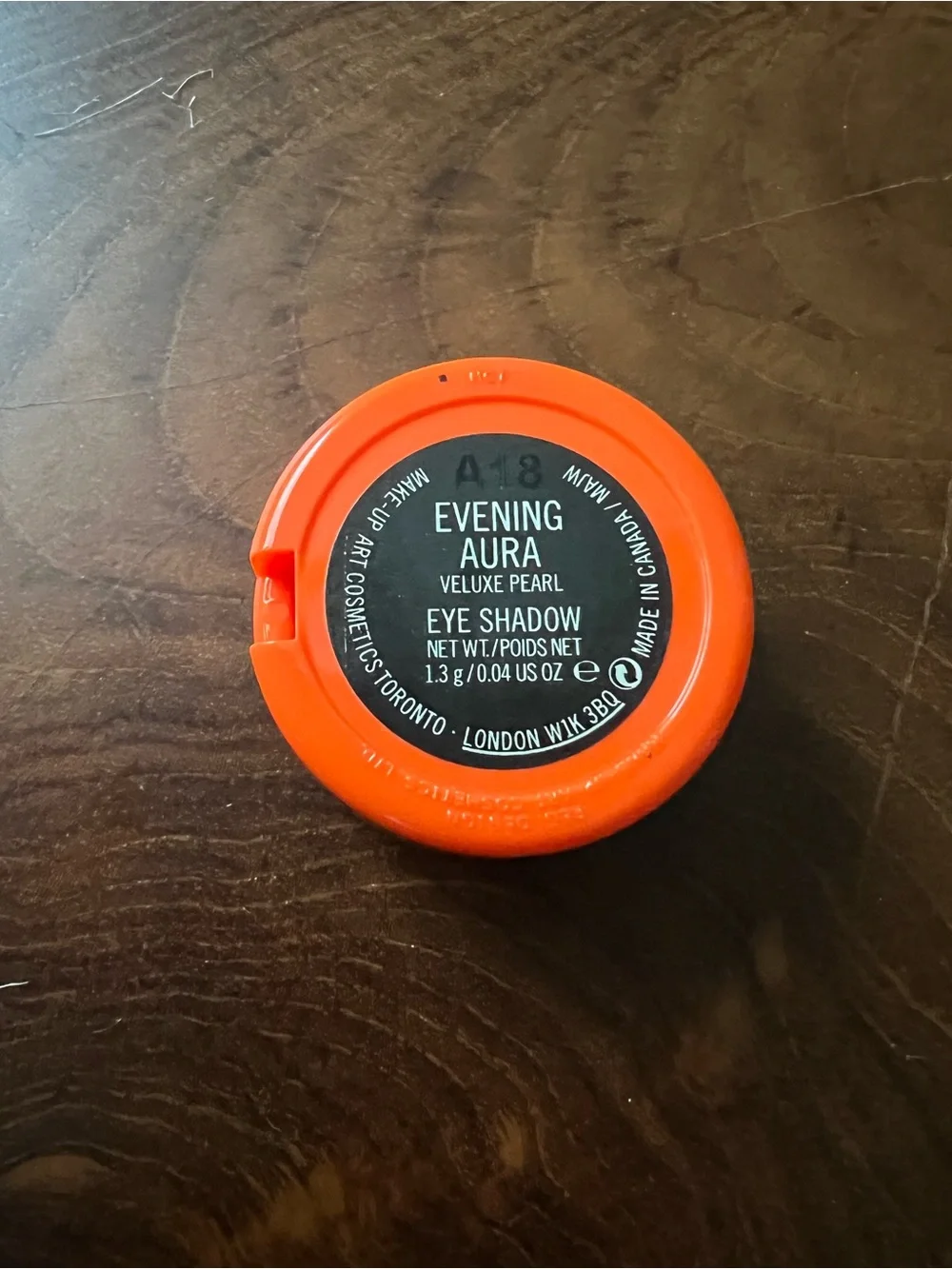 MAC Cosmetics - Evening Aura Eyeshadow in Limited Edition Orange Compact